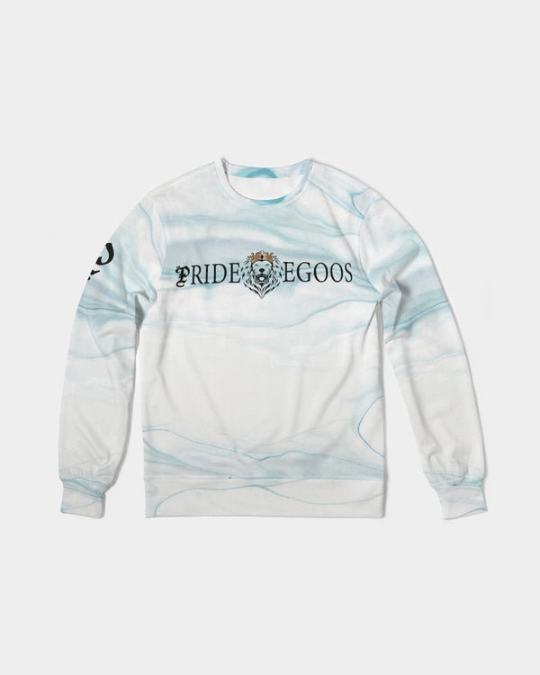 Ocean marble Men's Classic French Terry Crewneck Pullover