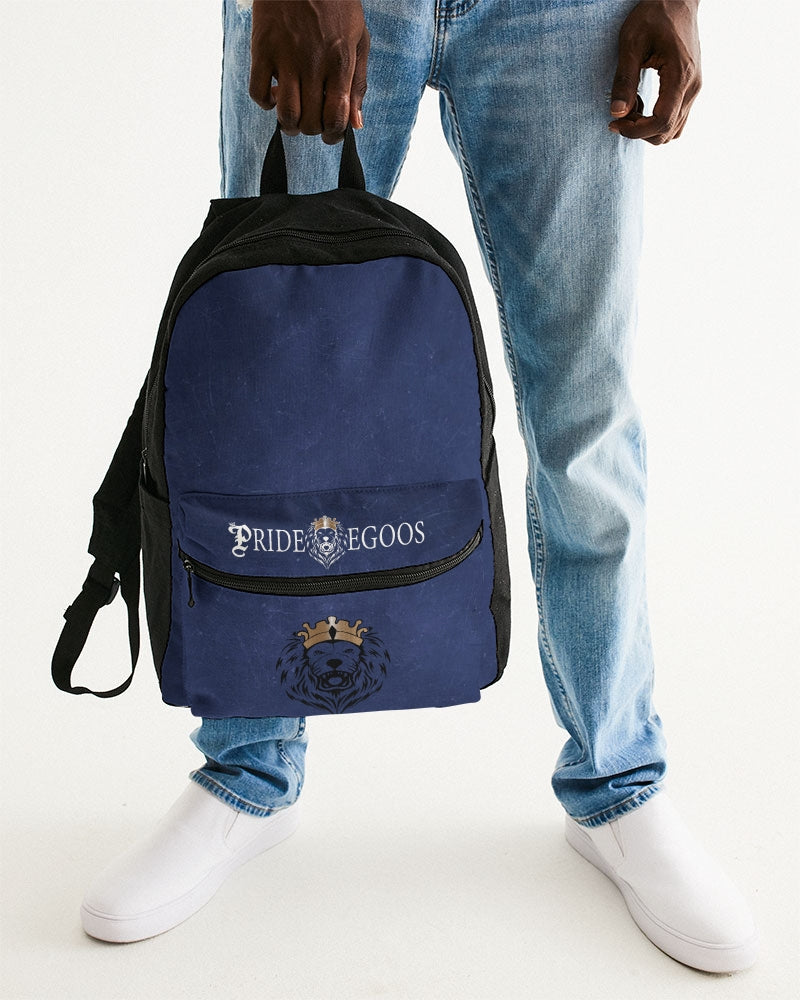 blue marble Small Canvas Backpack