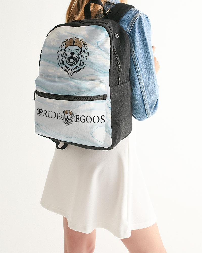 Ocean marble Small Canvas Backpack