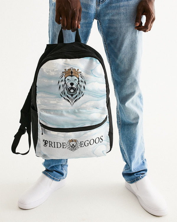 Ocean marble Small Canvas Backpack